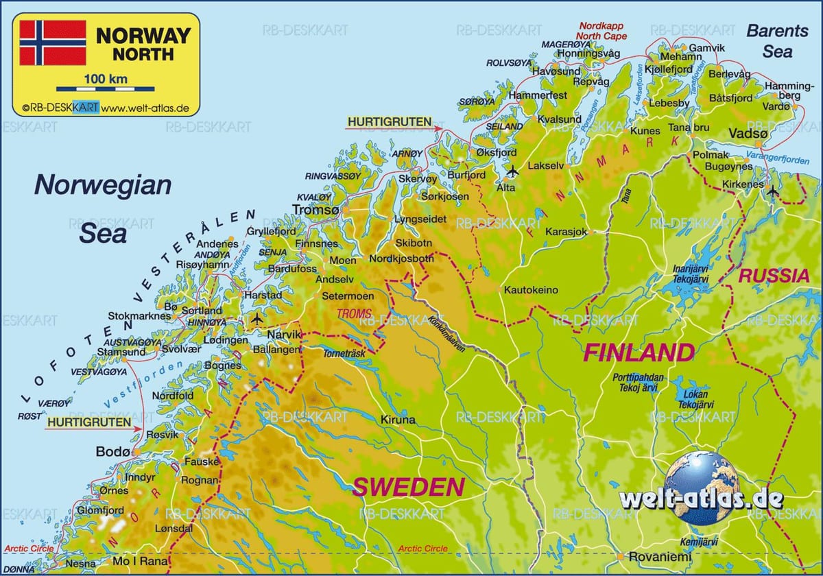 Зураг kirkenes Норвеги