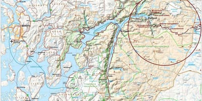 Hardangerfjord Норвеги улс газрын зураг